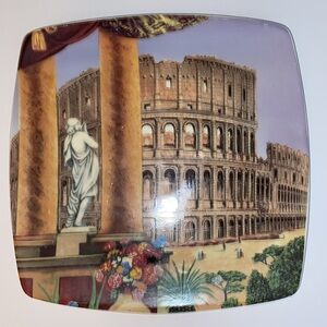 Collectors Plate Roma Memories Italian Ceramic Company Made in Italy